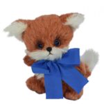Clemens - Stuffed Fox Mika Junior 15 Cm Plush Vit/Brun