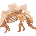 Pussel 3D Dinosaurie Plywood Stegosaurus
