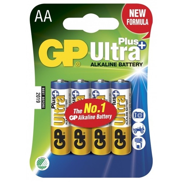 GP Batteri AA Ultra Plus 4 st