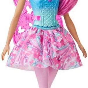 Barbie Dreamtopia Fairy Rosa hår med vingar