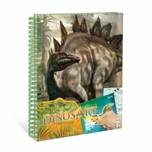 Dinos Art Creative Book Sticker By Number Pysselbok